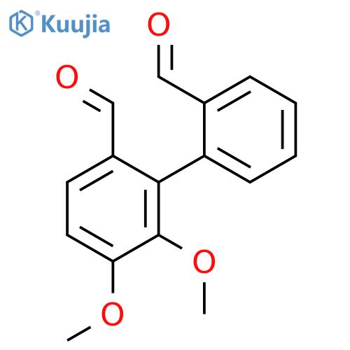 [1,1'-Biphenyl]-2,2'-dicarboxaldehyde, 5,6-dimethoxy- structure