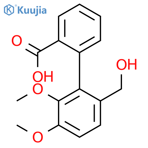 [1,1'-Biphenyl]-2-carboxylic acid, 6'-(hydroxymethyl)-2',3'-dimethoxy- structure