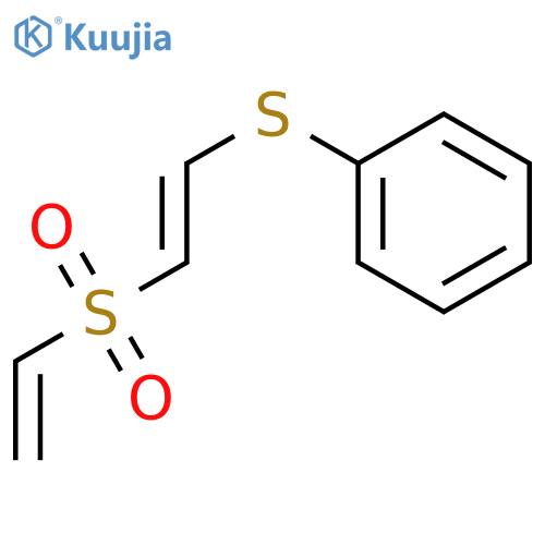 Benzene, [[2-(ethenylsulfonyl)ethenyl]thio]- structure