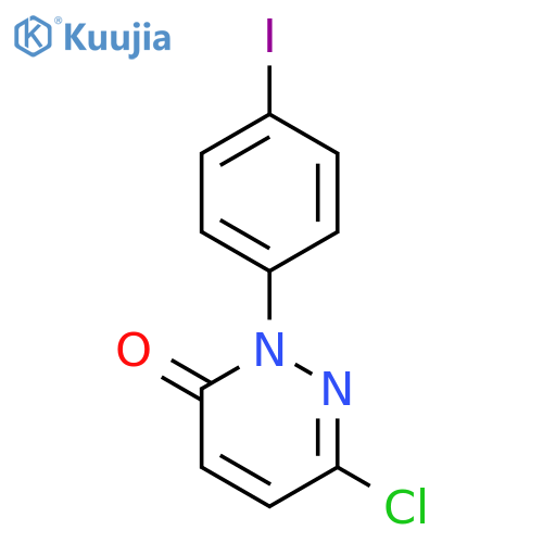 3(2H)-Pyridazinone, 6-chloro-2-(4-iodophenyl)- structure