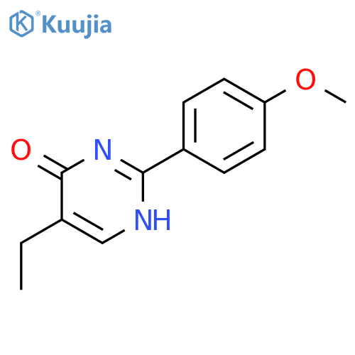 4(1H)-Pyrimidinone, 5-ethyl-2-(4-methoxyphenyl)- structure