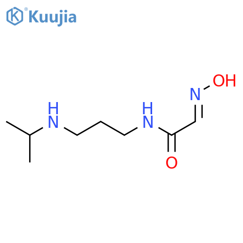 Acetamide, 2-(hydroxyimino)-N-[3-[(1-methylethyl)amino]propyl]- structure
