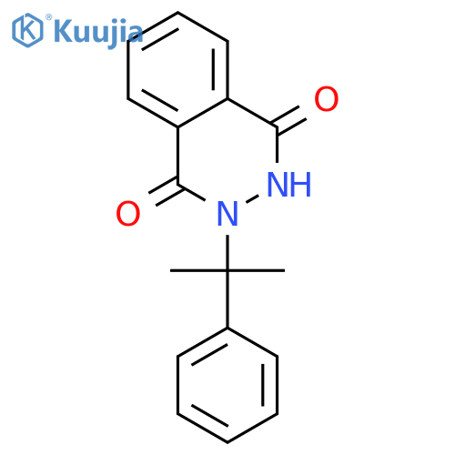 2(1H)-Phthalazinyl, 3,4-dihydro-3-(1-methyl-1-phenylethyl)-1,4-dioxo- structure