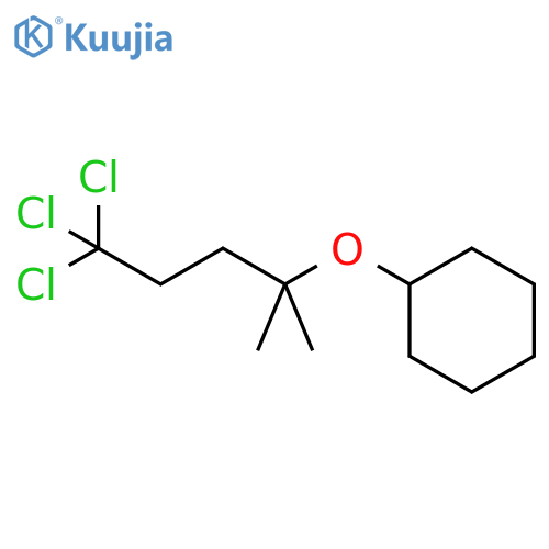 Cyclohexane, (4,4,4-trichloro-1,1-dimethylbutoxy)- structure