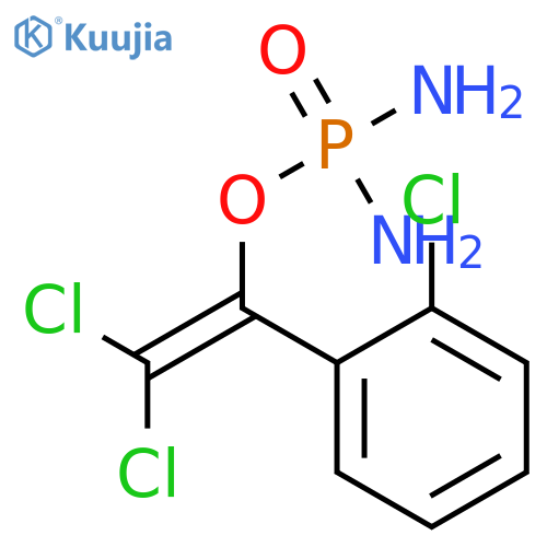Phosphorodiamidic acid, 2,2-dichloro-1-(chlorophenyl)ethenyl ester structure
