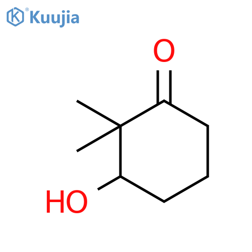 Cyclohexanone, 3-hydroxy-2,2-dimethyl- structure