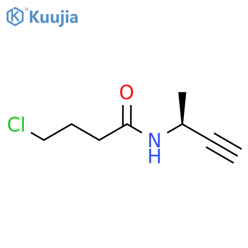 Butanamide, 4-chloro-N-(1-methyl-2-propynyl)-, (S)- (9CI) structure