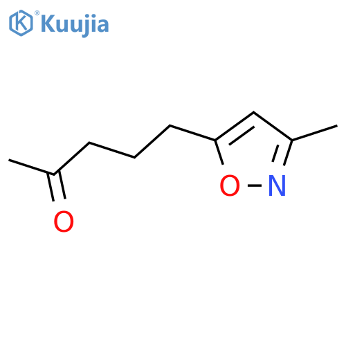2-Pentanone, 5-(3-methyl-5-isoxazolyl)- structure
