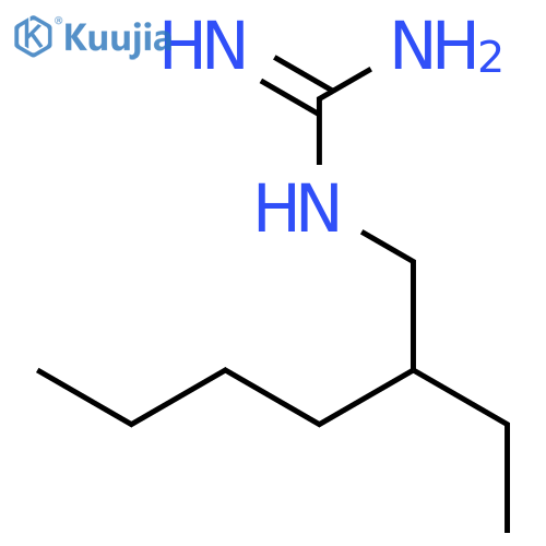 Guanidine, (2-ethylhexyl)- structure