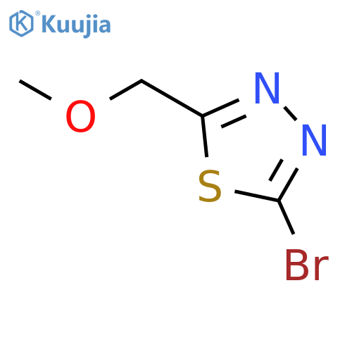 2-bromo-5-(methoxymethyl)-1,3,4-thiadiazole structure