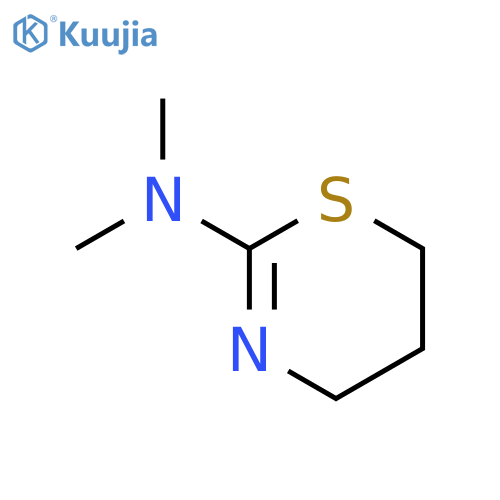 4H-1,3-Thiazin-2-amine, 5,6-dihydro-N,N-dimethyl- structure