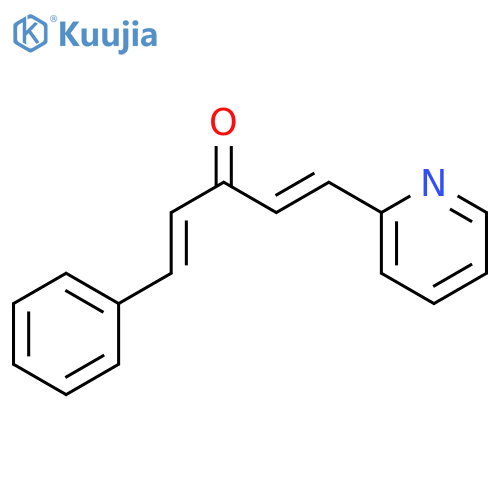 1,4-Pentadien-3-one, 1-phenyl-5-(2-pyridinyl)- structure