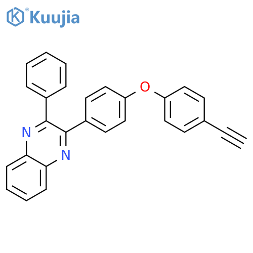 Quinoxaline, 2-[4-(4-ethynylphenoxy)phenyl]-3-phenyl- structure