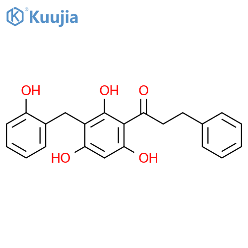 1-Propanone,3-phenyl-1-[2,4,6-trihydroxy-3-[(2-hydroxyphenyl)methyl]phenyl]- structure