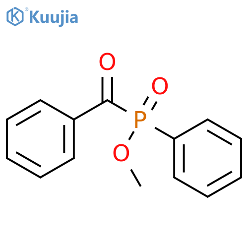 Phosphinic acid, benzoylphenyl-, methyl ester, (S)- structure