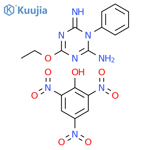 1,3,5-Triazin-2-amine, 4-ethoxy-1,6-dihydro-6-imino-1-phenyl-, compd. with 2,4,6-trinitrophenol (1:) structure