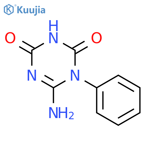 1,3,5-Triazine-2,4(1H,3H)-dione, 6-amino-1-phenyl- structure