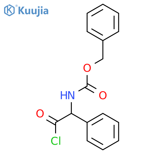 Carbamic acid, (2-chloro-2-oxo-1-phenylethyl)-, phenylmethyl ester structure