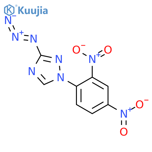 1H-1,2,4-Triazole, 3-azido-1-(2,4-dinitrophenyl)- structure