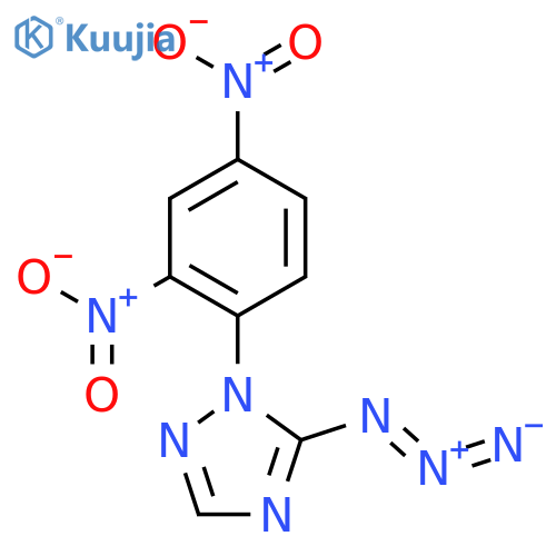 1H-1,2,4-Triazole, 5-azido-1-(2,4-dinitrophenyl)- structure