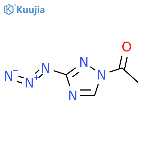 1H-1,2,4-Triazole, 1-acetyl-3-azido- structure