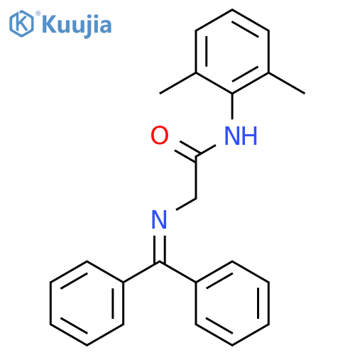 Acetamide, N-(2,6-dimethylphenyl)-2-[(diphenylmethylene)amino]- structure
