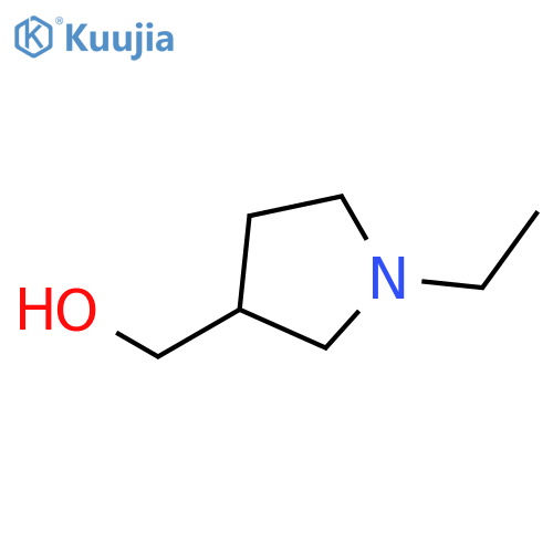(1-Ethylpyrrolidin-3-yl)methanol structure