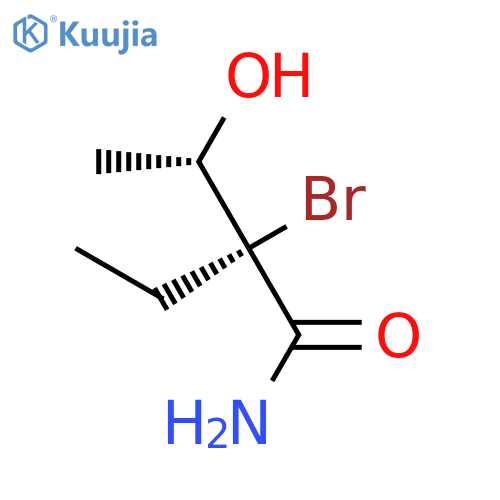 Butanamide, 2-bromo-2-ethyl-3-hydroxy-, (R*,S*)- structure