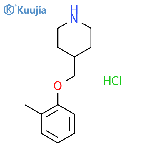 4-(2-Methylphenoxy)methylpiperidine Hydrochloric Acid Salt structure