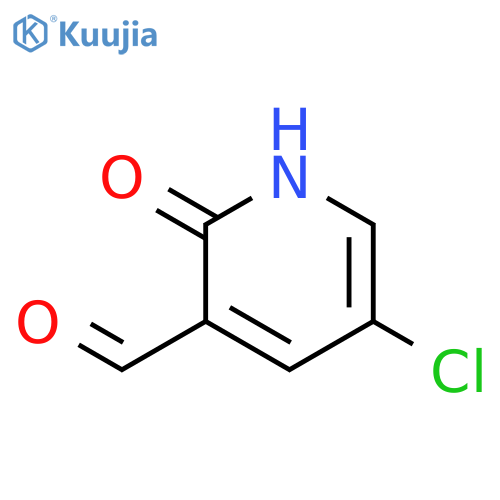 5-Chloro-2-oxo-1,2-dihydro-3-pyridinecarbaldehyde structure