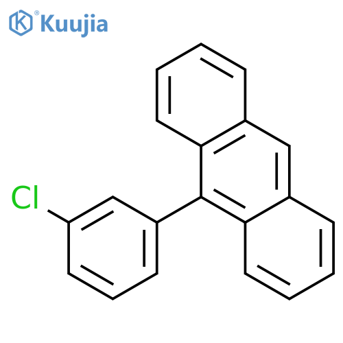 Anthracene, 9-(3-chlorophenyl)- structure