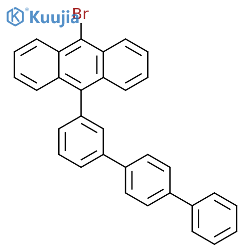 Anthracene, 9-bromo-10-[1,1':4',1''-terphenyl]-3-yl- structure