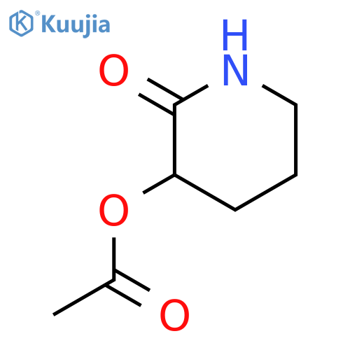 3-(acetyloxy)-2-Piperidinone structure