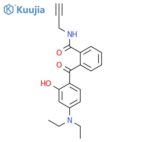Benzamide, 2-[4-(diethylamino)-2-hydroxybenzoyl]-N-2-propynyl- structure