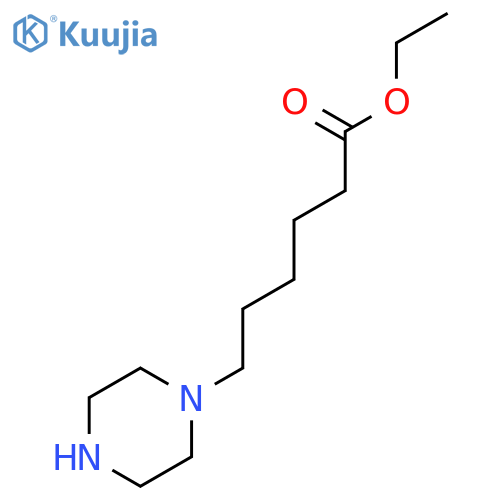 1-Piperazinehexanoic acid ethyl ester structure