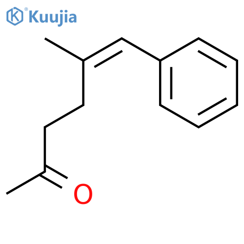 5-methyl-6-phenylhex-5-en-2-one structure