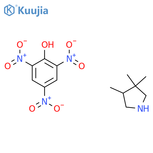 Pyrrolidine, 3,3,4-trimethyl-, compd. with 2,4,6-trinitrophenol (1:1) structure