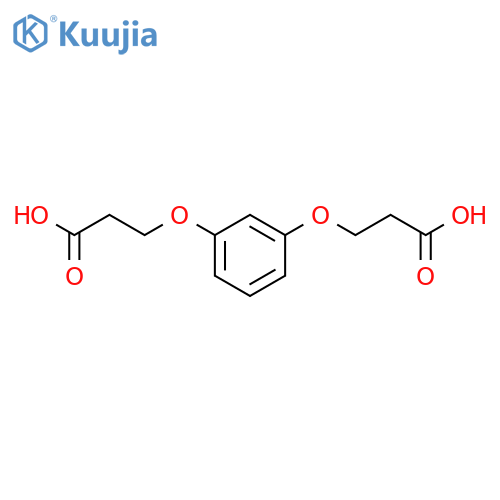 3,3'-1,3-Phenylenebis(oxy)dipropanoic acid structure
