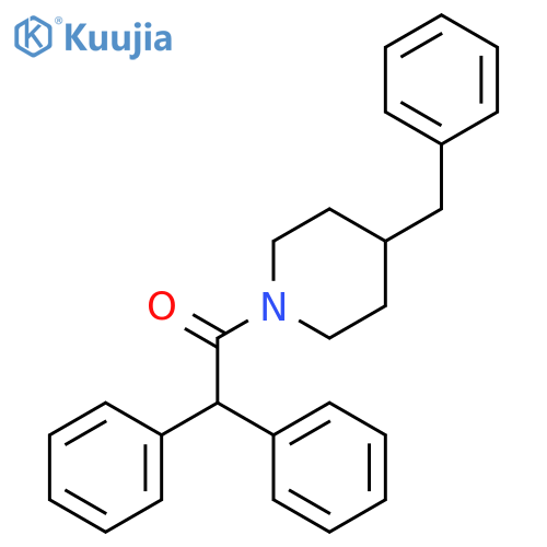 1-(4-benzylpiperidin-1-yl)-2,2-diphenylethanone structure