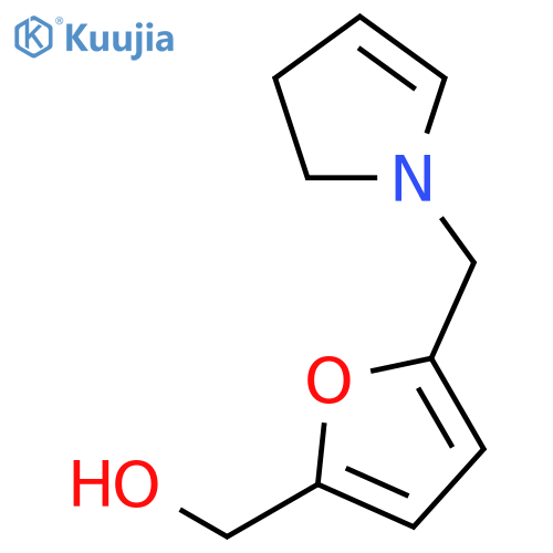 2-Furanmethanol, 5-[(2,3-dihydro-1H-pyrrol-1-yl)methyl]- structure