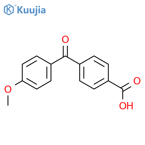 Benzoic acid, 4-(4-methoxybenzoyl)- structure