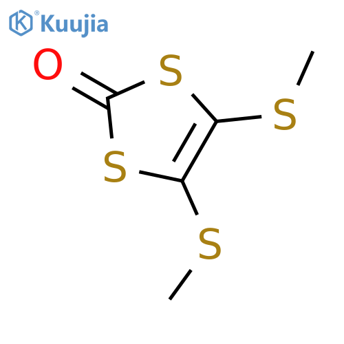 4,5-Bis(methylthio)-1,3-dithiol-2-one structure