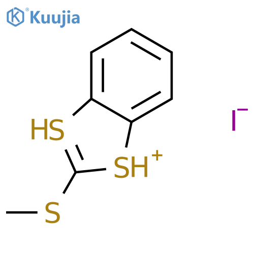1,3-Benzodithiol-1-ium, 2-(methylthio)-, iodide structure