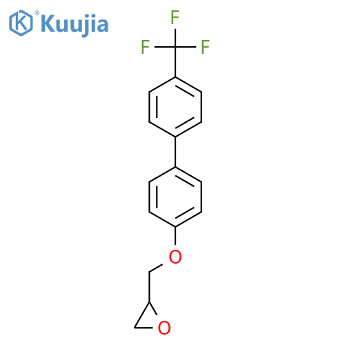 Oxirane, [[[4'-(trifluoromethyl)[1,1'-biphenyl]-4-yl]oxy]methyl]- structure