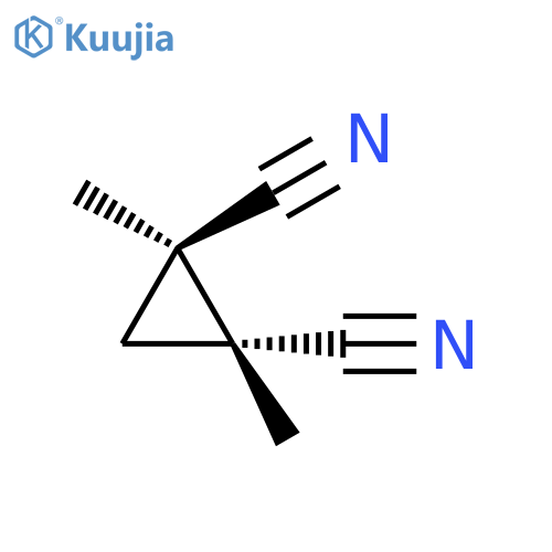 1,2-Cyclopropanedicarbonitrile, 1,2-dimethyl-, trans- structure