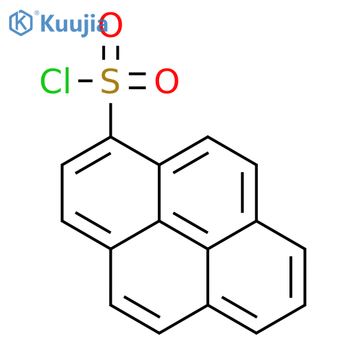 Pyrene 1-Sulfonyl Chloride structure
