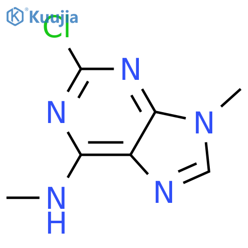 9H-Purin-6-amine, 2-chloro-N,9-dimethyl- structure