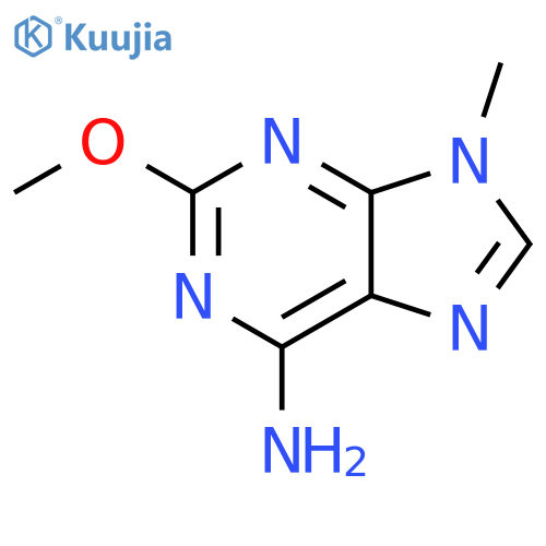 9H-Purin-6-amine, 2-methoxy-9-methyl- structure