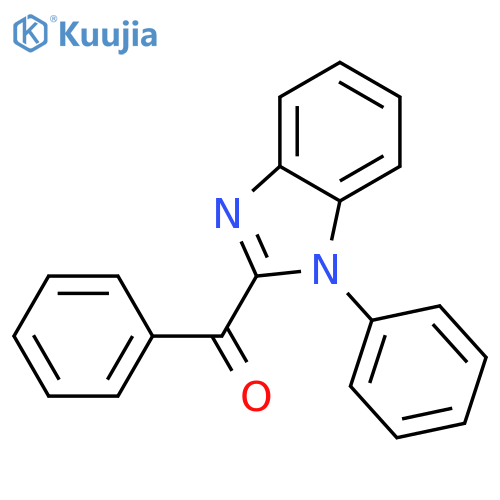 Methanone, phenyl(1-phenyl-1H-benzimidazol-2-yl)- structure