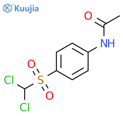 Acetamide, N-[4-[(dichloromethyl)sulfonyl]phenyl]- structure